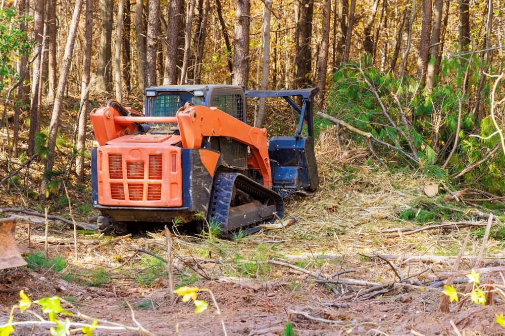 contractor,used,tracked,general,purpose,vehicles,forestry,mulcher,that,cleans
